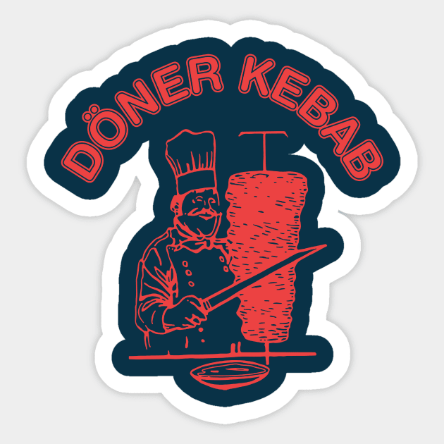 Doner Kebab Banner Sticker by charlesrevangga